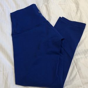 Purple/blue Wunder Under Cropped Leggings